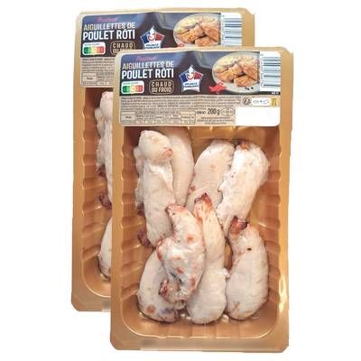 Auchan Aiguillettes de Poulet Rôti, Lot de 2x200g