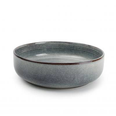 ONA Assiette creuse bleu Duna, 22xH6 cm