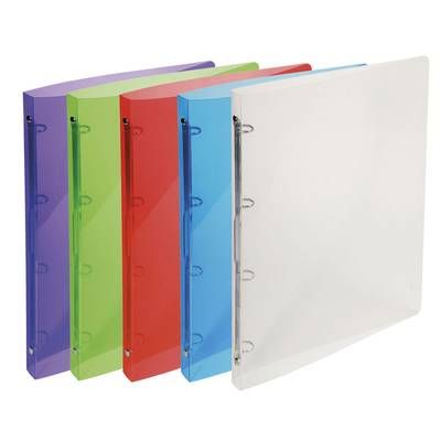 Exacompta Cahier classeur pour feuilles A4 21x29,7 cm Crystal, Dos  20 mm