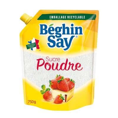 Beghin Say Sucre en Poudre, 750g