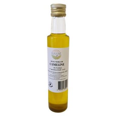 Huilerie Plaine de Versailles Huile vierge de Cameline cultivée dans les Yvelines, 25cl