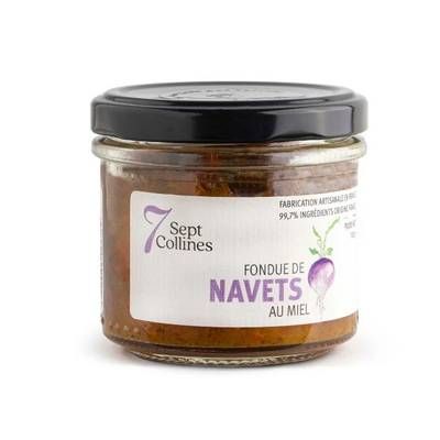 Sept Collines Fondue de navets au miel - Conserverie Artisanale, 100g