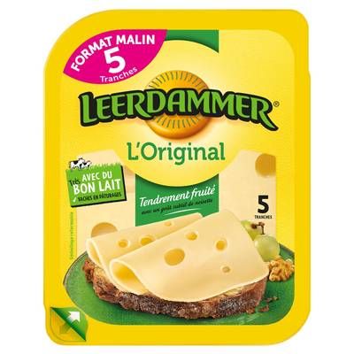 Leerdammer Fromage en tranches, 125g, 5 tranches