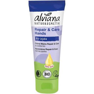 Alviana Crème Mains bio Repair & Care à l'huile de jojoba bio, 75ml