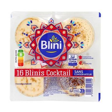 Blini 16 Blinis Cocktail, 16 blinis - 135g