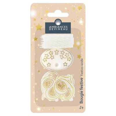 Ambiances Devineau Bougies chiffre 0 à 9, 8 bougies