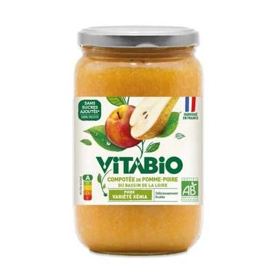 Vitabio Compotée de pommes-poire Xenia bio, 700g