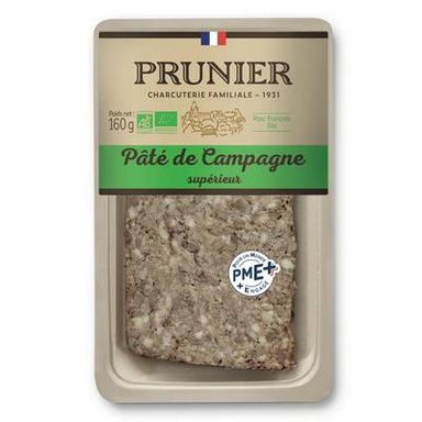 Prunier Pâté de Campagne Supérieur Bio, 160g
