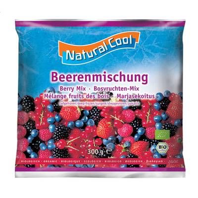 Natural Cool Mélange de fruits des bois entiers bio, 300g