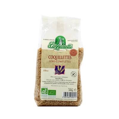 Lazzaretti Coquillette semi-complète bio, 500G