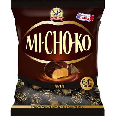 Michoko Caramels chocolat noir, 280g