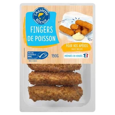 L'Assiette Bleue Fingers de Colin d'Alaska, 190g