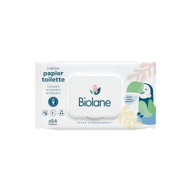 Biolane Lingettes de toilette, 54  lingettes