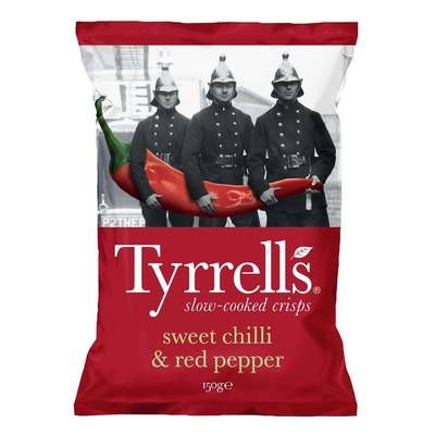 Tyrrell's Chip's piment doux et poivre rouge, 150g