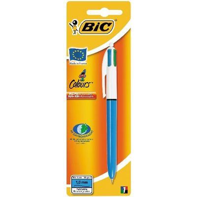 Bic Stylo bille 4 couleurs rétractable Original, 1  stylo