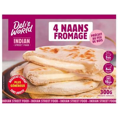 Déli's World Naan Fromage, 300g