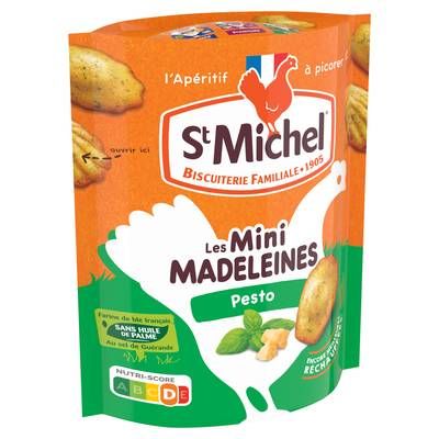 St Michel Mini madeleine pesto, 100g