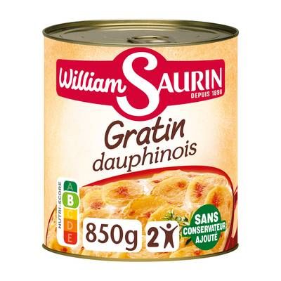 William Saurin Gratin dauphinois à la crème fraîche et à l'emmental, 850g