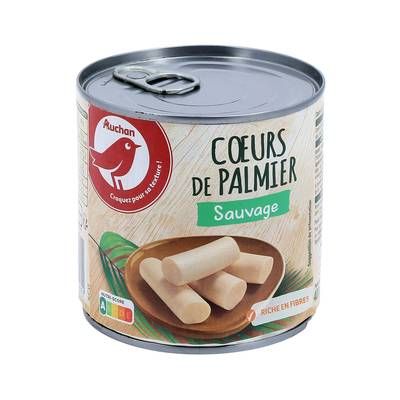 Auchan Coeurs de palmier sauvage, 220g