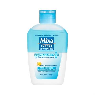 Mixa Démaquillant yeux Expert Peau Sensible, 125ml
