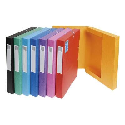 Exacompta Chemise kangourou à élastiques 24 x 32 cm, Dos   25 mm