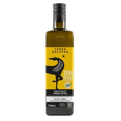 Terra Delyssa Huile d'Olive Vierge Extra Zéro Résidu de Pesticides, 75cl