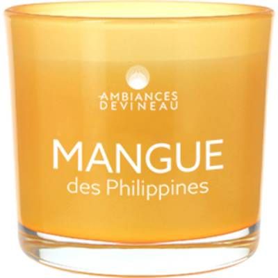 Ambiances Devineau Bougie parfumée verre Mangue des Philippines, 20 h