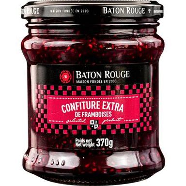 Baton rouge Confiture extra de framboise, 370g