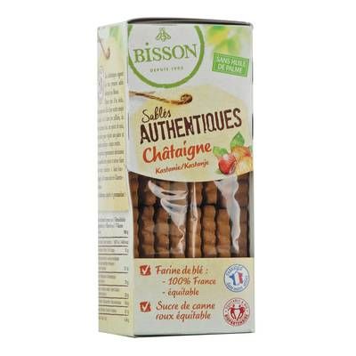 Bisson Biscuits sablés Châtaigne, Bio, 180g