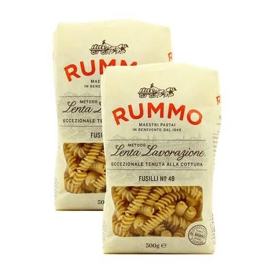 Rummo Pâtes Fusilli N°48 Premium, Lot de 2x500g