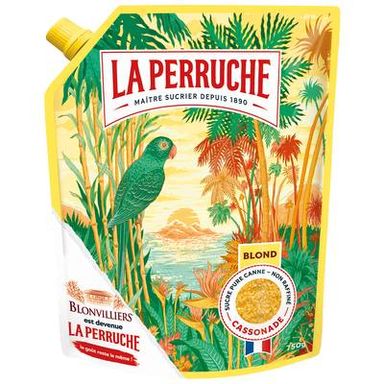 La Perruche Sucre en Poudre Blond Cassonade Bec Verseur, 750g