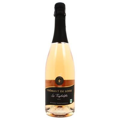 Les Troglodytes Crémant de Loire Rosé AOP BIO, 75cl
