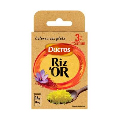 Ducros Riz d'Or 3% de safran, 8,4g