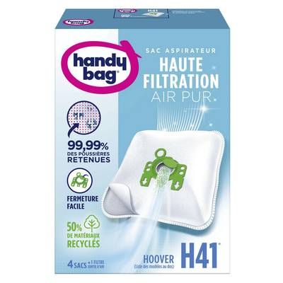 Handy Bag Sacs aspirateur H41 - Hoover, 4  sacs