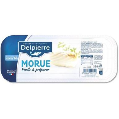 Delpierre Morue Prête à Cuire, 300g