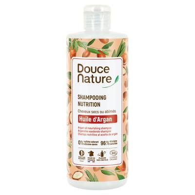 Douce Nature Shampoing Argan Cosmébio cheveux secs et abimés, 350ml
