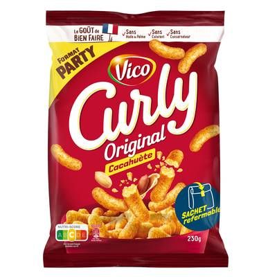 Curly Soufflé de Maïs Cacahuète original, 230g