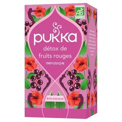 Pukka Infusion bio detox fruits rouges, 20 sachets