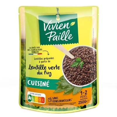 Vivien Paille Lentilles Vertes du Puy Express, 250g