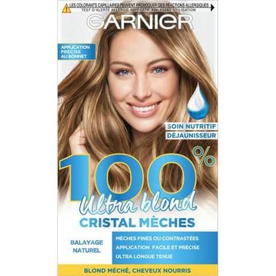Garnier Kit balayage Cristal Mèches, 100% Ultra Blond