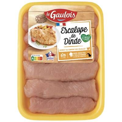 Le Gaulois Escalopes de Dinde, 6x120g