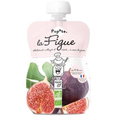 Popote Figue Bio Gourde Bébé Dès 4/6 mois, 120g