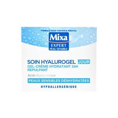 Mixa Gel-crème hydratant intensif 24h à l'acide hyaluronique, 50ml