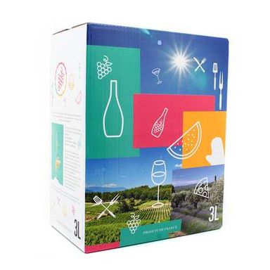 Grignan-Les-Adhemar rouge AOP Rousseterre 13.5°, Bag in box 3L