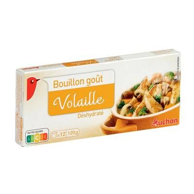 Auchan Bouillon cube goût volaille, 12x10g