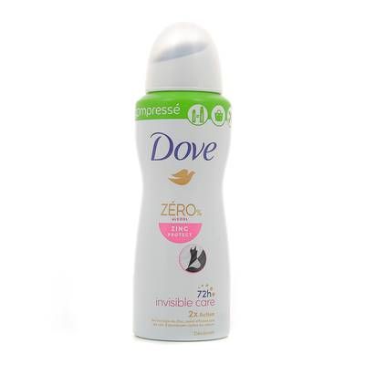 Dove Déodorant Compressé Invisible Care 0% Alcool, 100ml