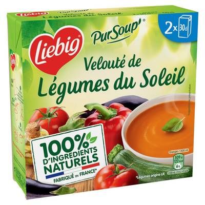 Liebig Soupe Vélouté de légumes du soleil, 2x30cl