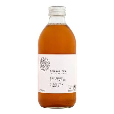 Tensaï Tea Thé glacé noir gingembre BIO, 33cl