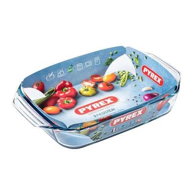 Pyrex Plat en verre rectangulaire