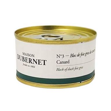 Maison Dubernet Bloc de Foie Gras de Canard du Sud Ouest, 130g